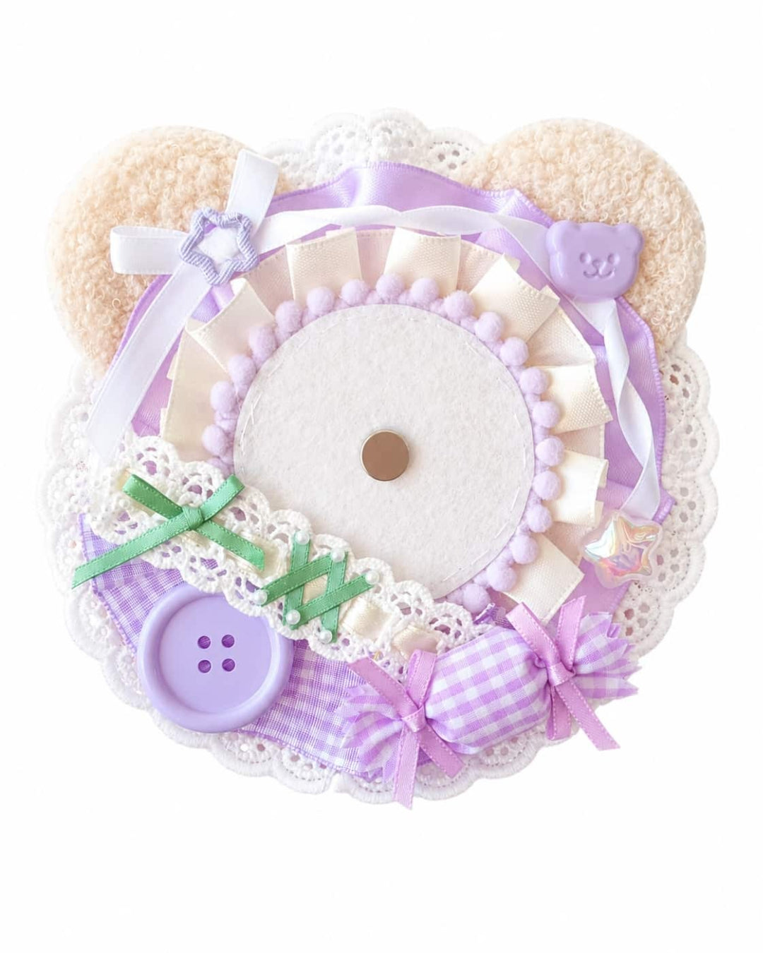 Itamoon Holder – Little Bear 58mm Badge Rosette