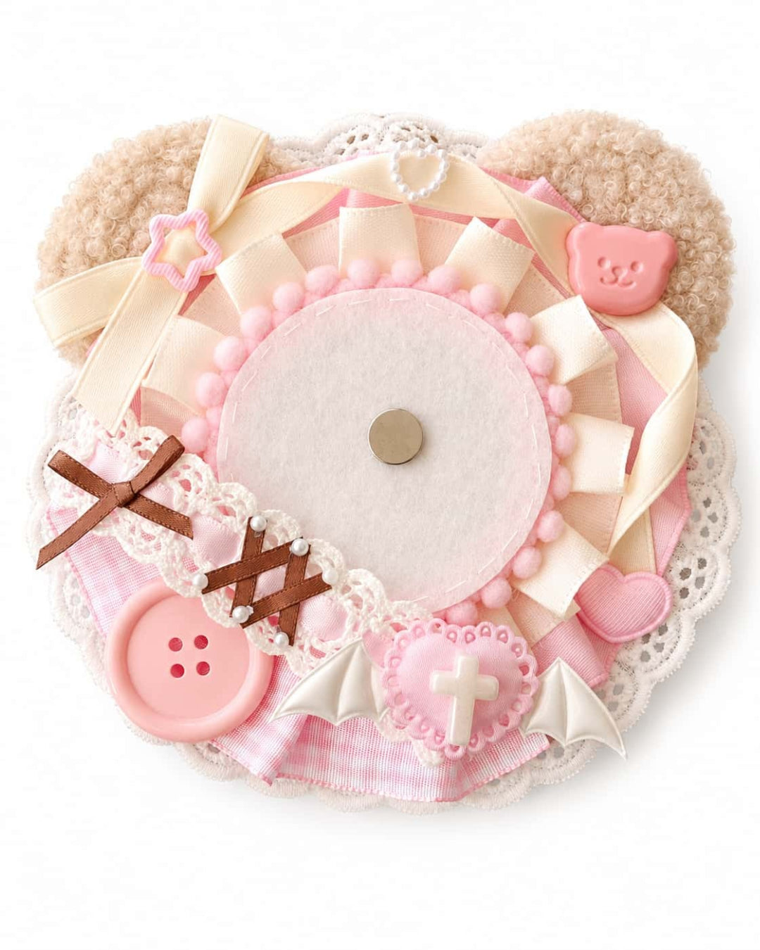 Itamoon Holder – Little Bear 58mm Badge Rosette