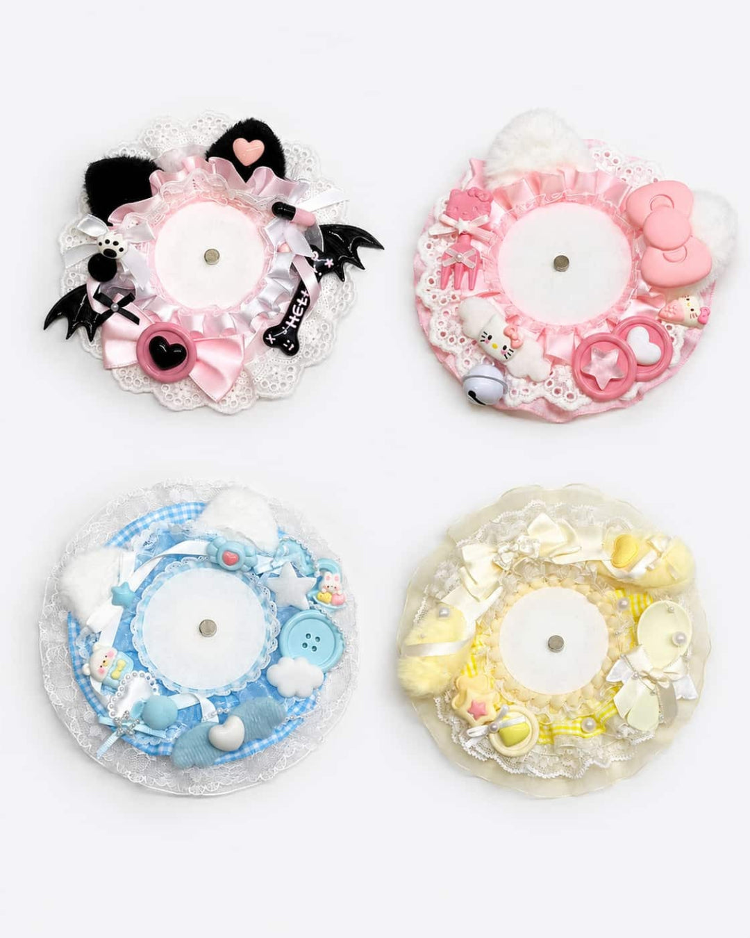 Itamoon Holder – Kawaii 58mm Badge Rosette Display
