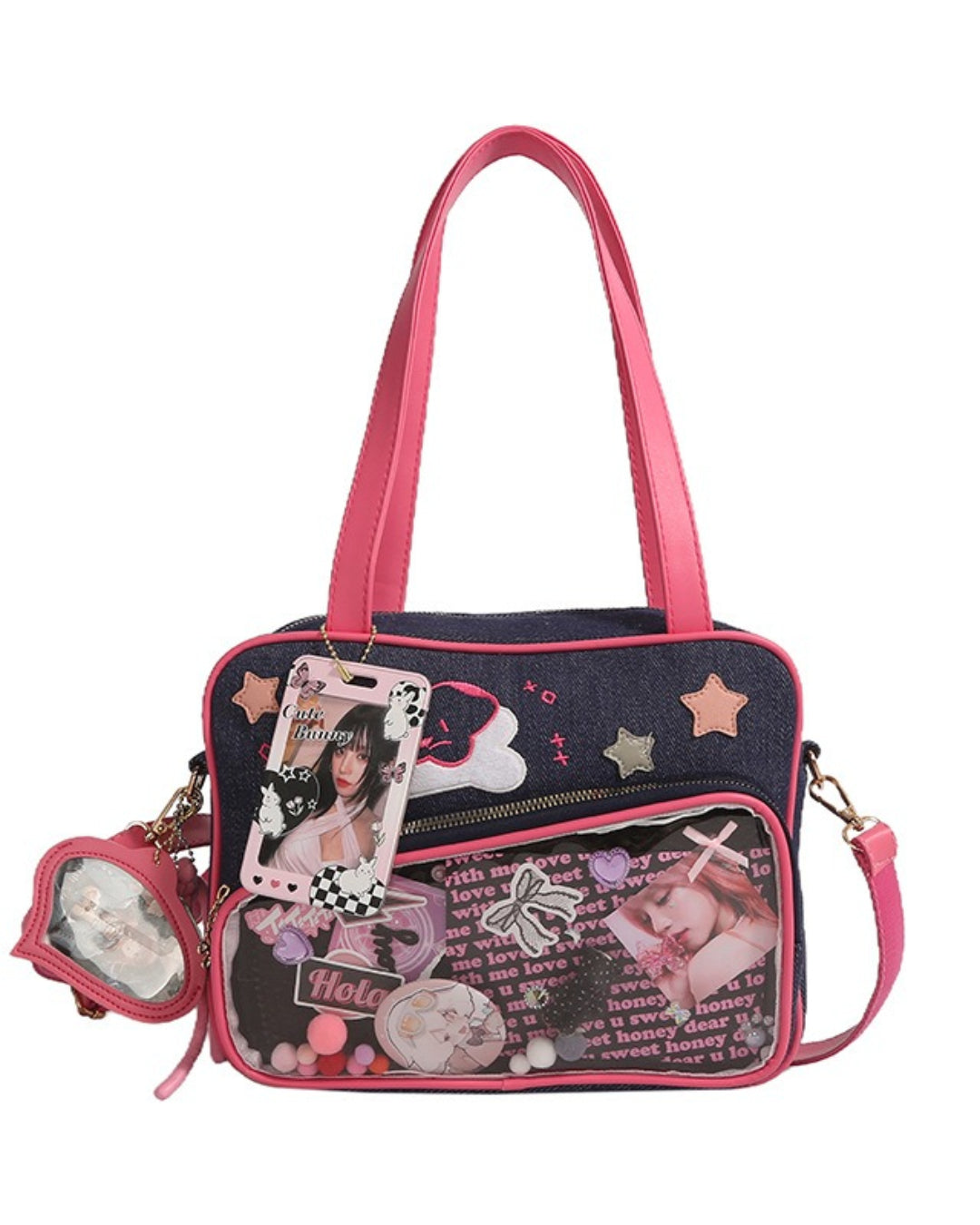 Itamoon Denim Ita Bag Crossbody Handbag