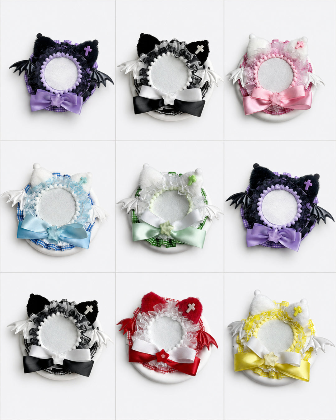 Itamoon Holder – Cat Wing 58–75mm Badge Rosette