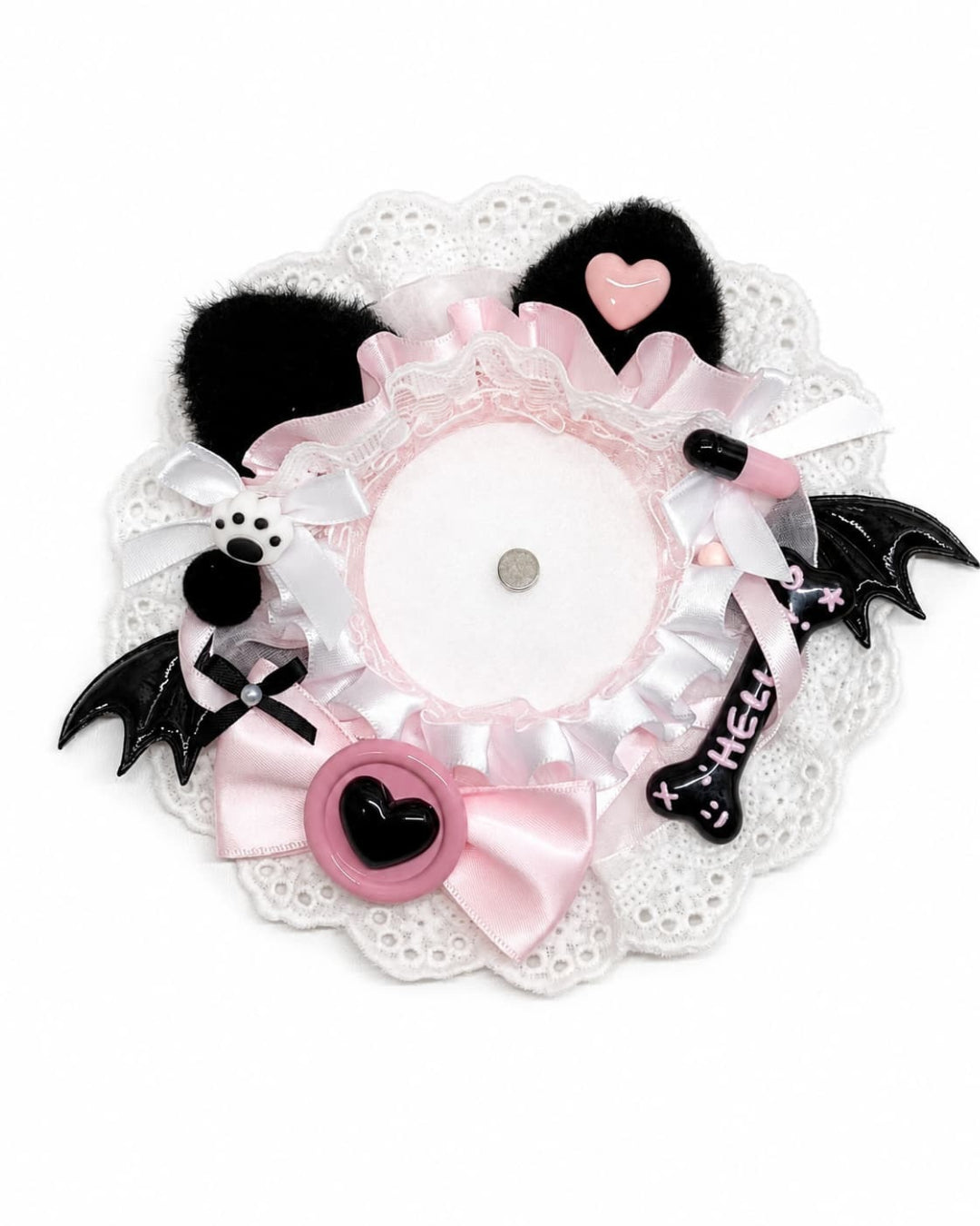 Itamoon Holder – Kawaii 58mm Badge Rosette Display