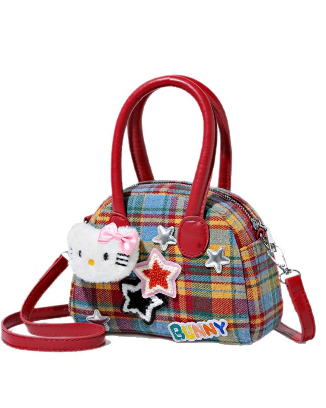 Itamoon Ita Bag – Cute Kawaii Plaid Bunny Mini Tote