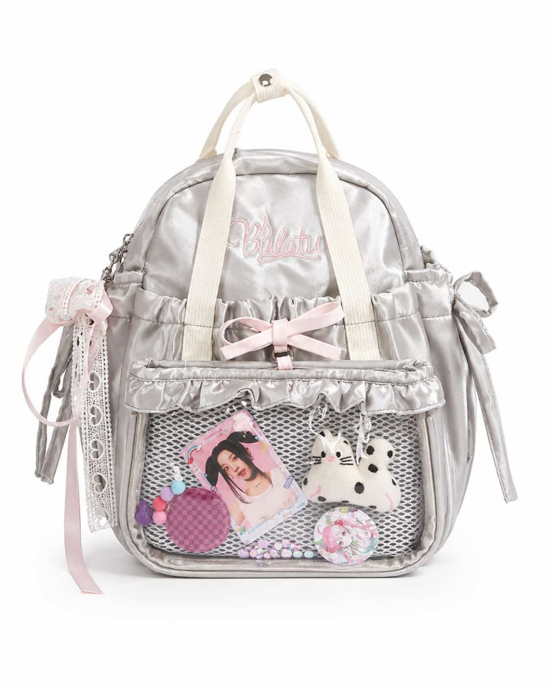 Itamoon Ita Bag – Cute Kawaii Ruffle Clear Window Backpack