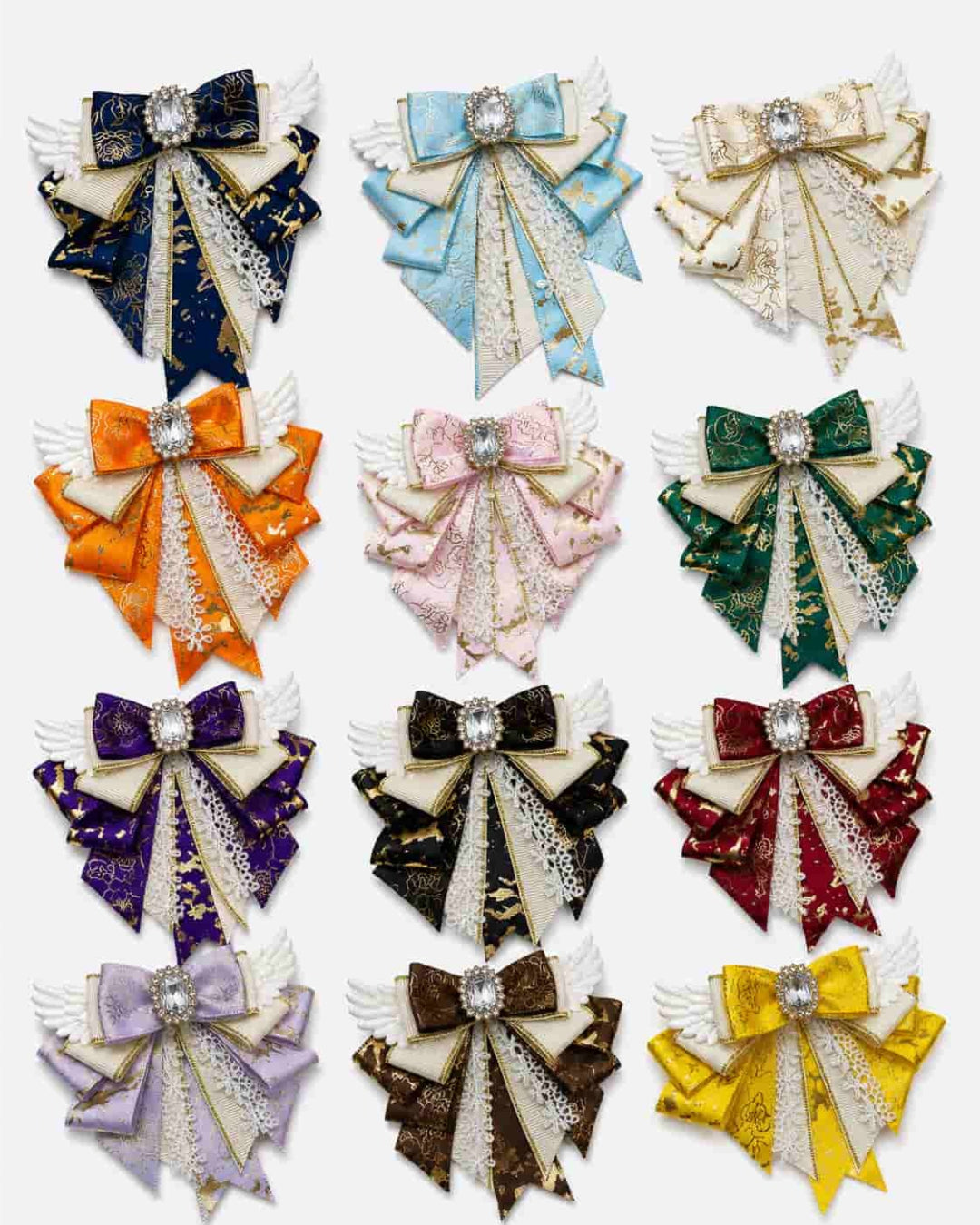Itamoon Brooch – Angel Wing Ribbon Bow Ita Bag Pin