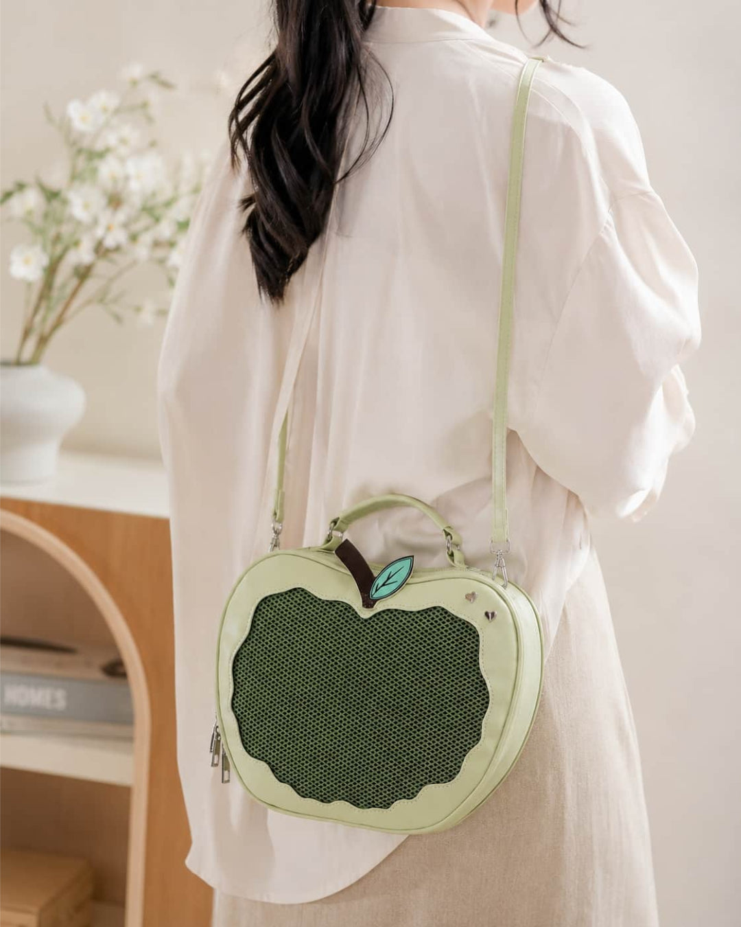Itamoon Ita Bag – Cute Kawaii Apple Clear Window Shoulder Bag