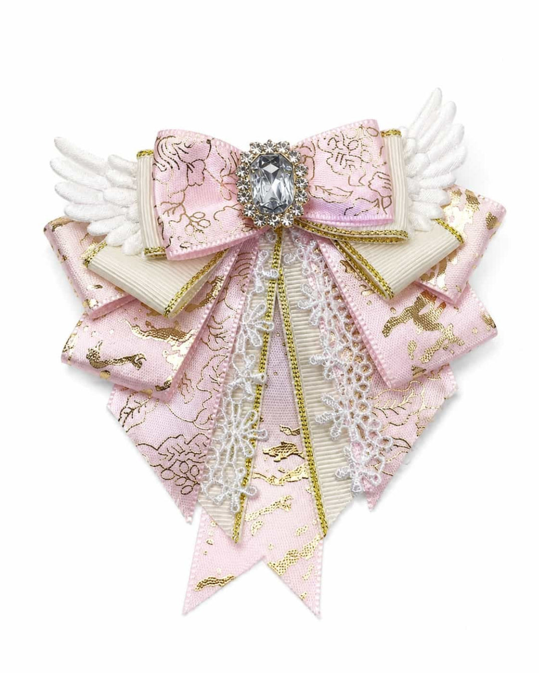 Itamoon Brooch – Angel Wing Ribbon Bow Ita Bag Pin