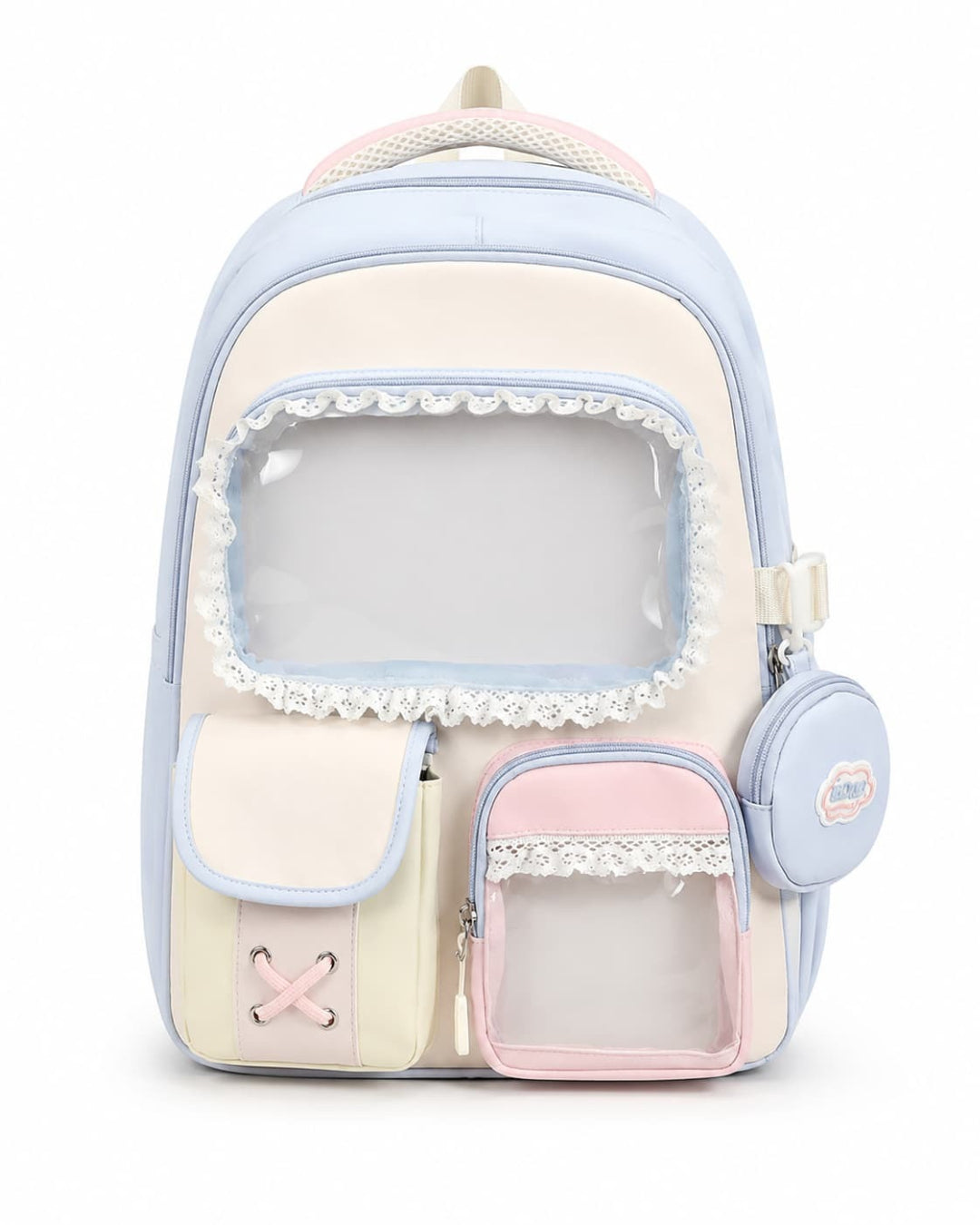 Itamoon Ita Bag – Cute Kawaii Lace Clear Window Backpack