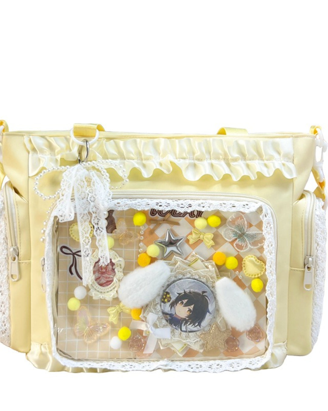 Itamoon Lace Ruffle Crossbody Ita Bag