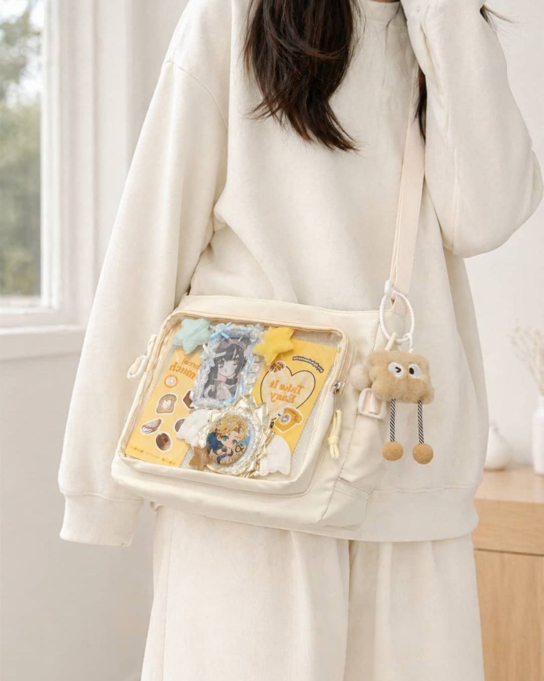 Itamoon Ita Bag – Cute Kawaii Clear Window Shoulder Tote