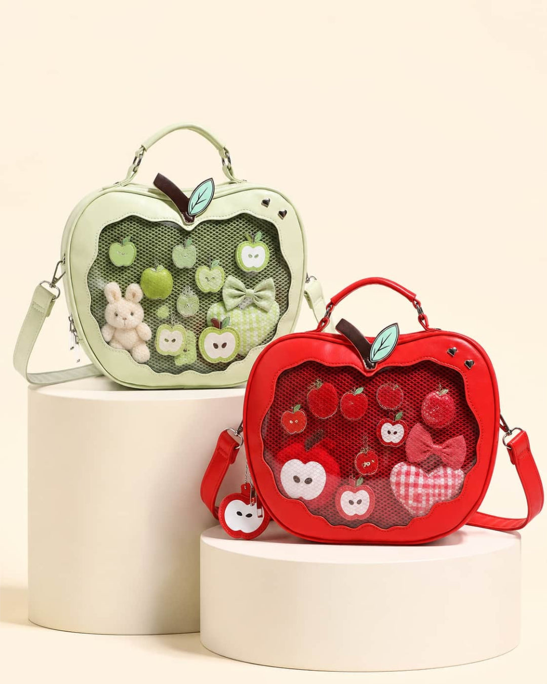 Itamoon Ita Bag – Cute Kawaii Apple Clear Window Shoulder Bag