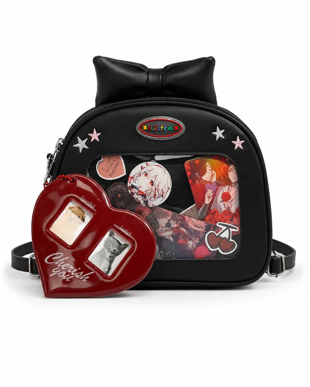 Itamoon Ita Bag – Cute Kawaii Bow Clear Window Shoulder Bag
