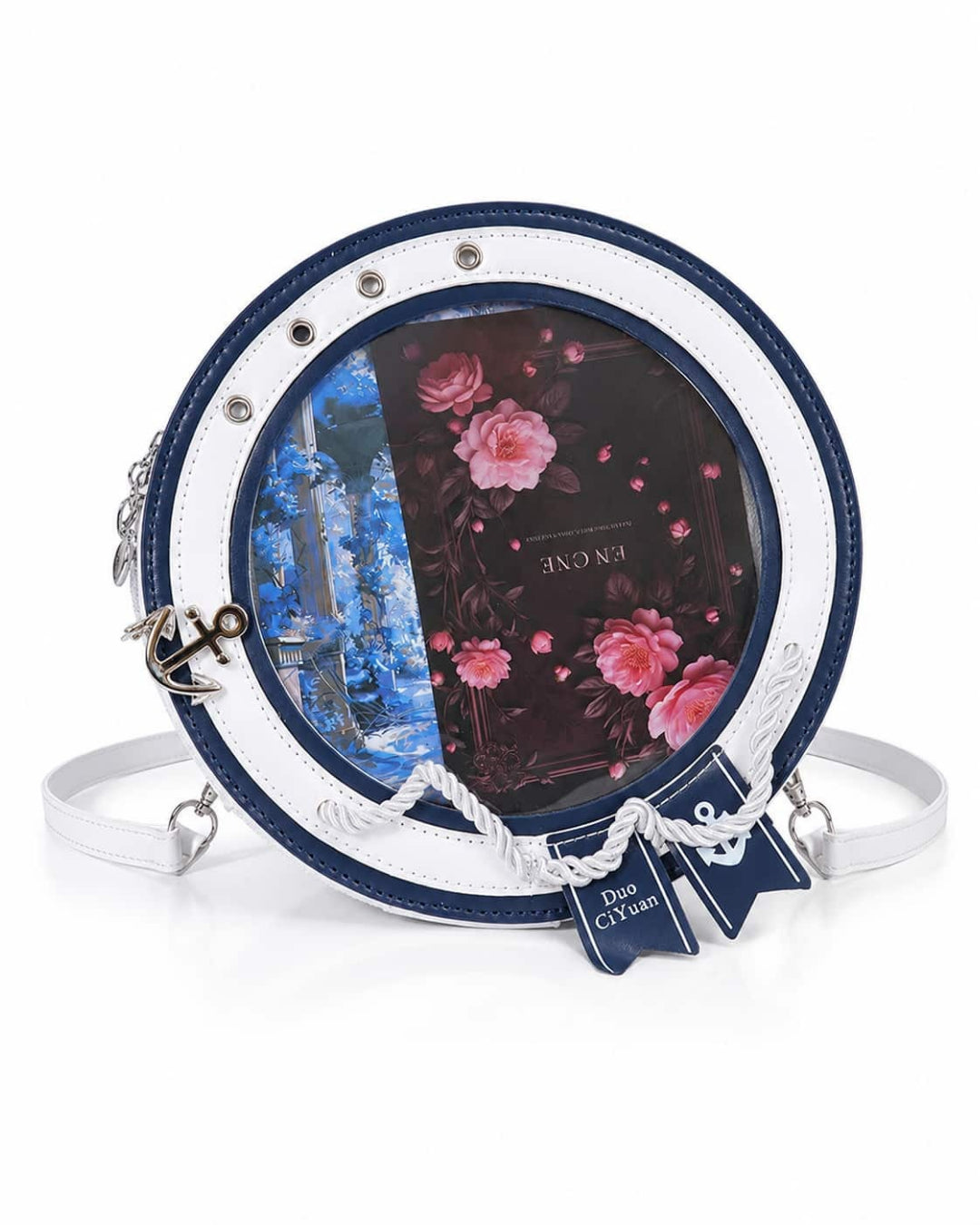 Itamoon Ita Bag – Cute Kawaii Round Sailor Clear Window Bag
