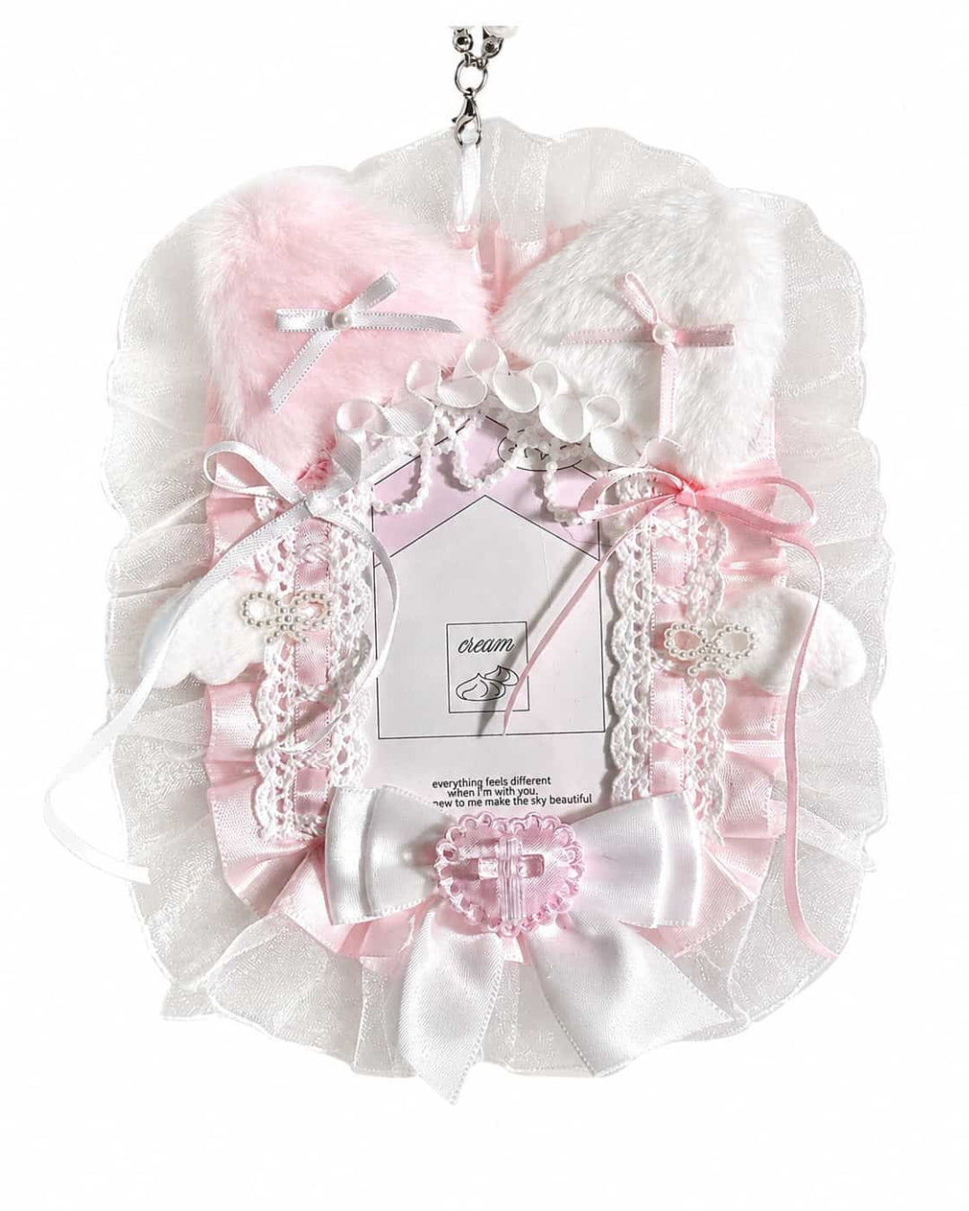 Itamoon Holder – Sea Salt Cream Wing Photocard Sleeve