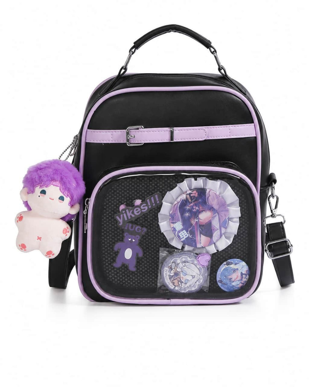 Itamoon Ita Bag – Cute Kawaii Buckle Clear Window Crossbody Bag