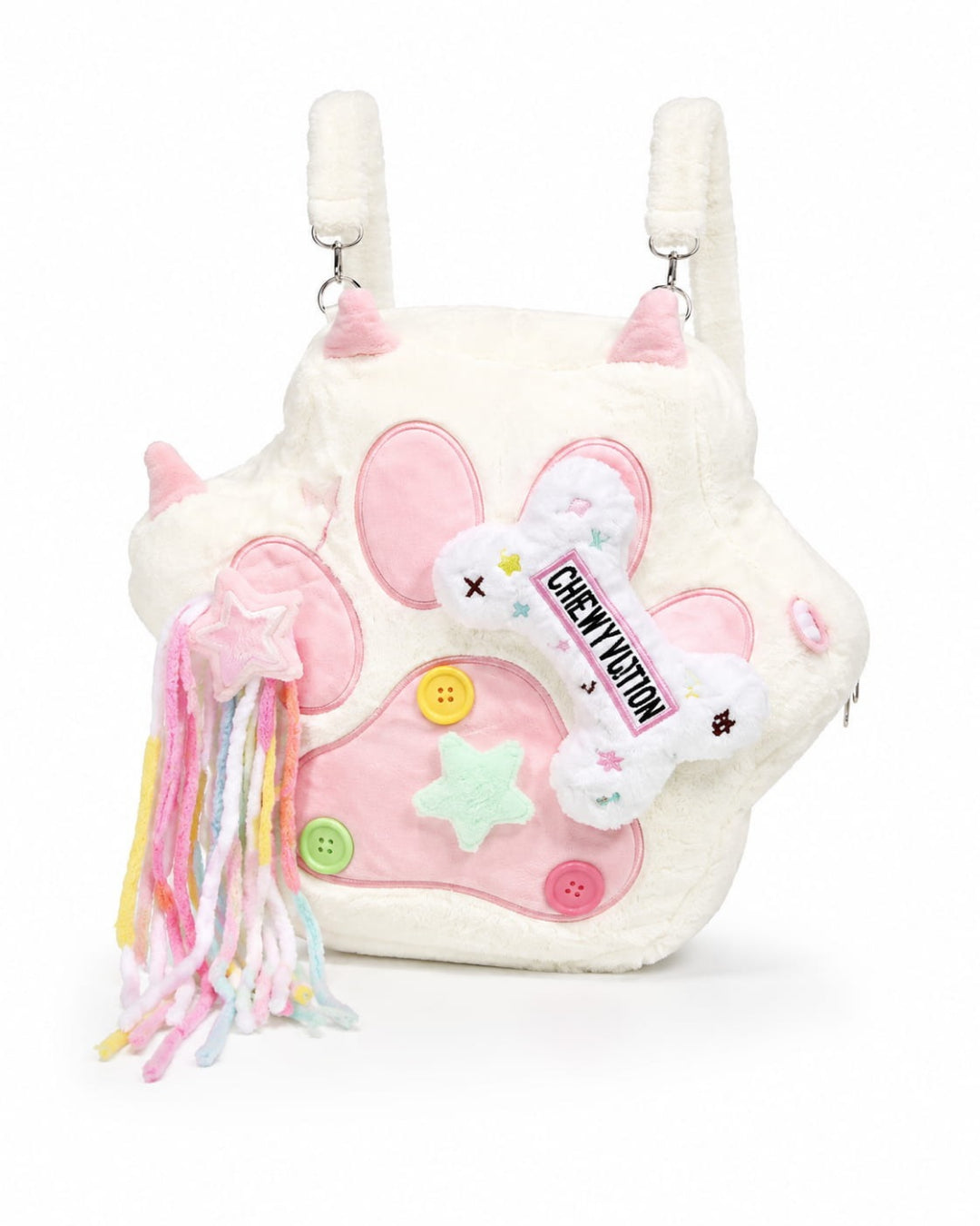Itamoon Paw Bag – Cute Kawaii Plush Paw Shoulder Bag
