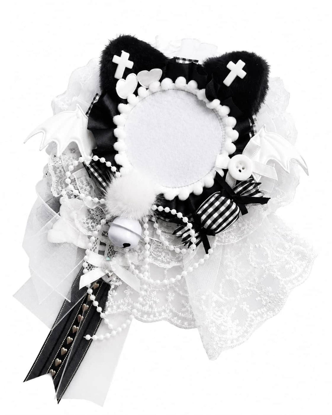 Itamoon Holder – Devil Wedding 58mm Ita Bag Badge Rosette