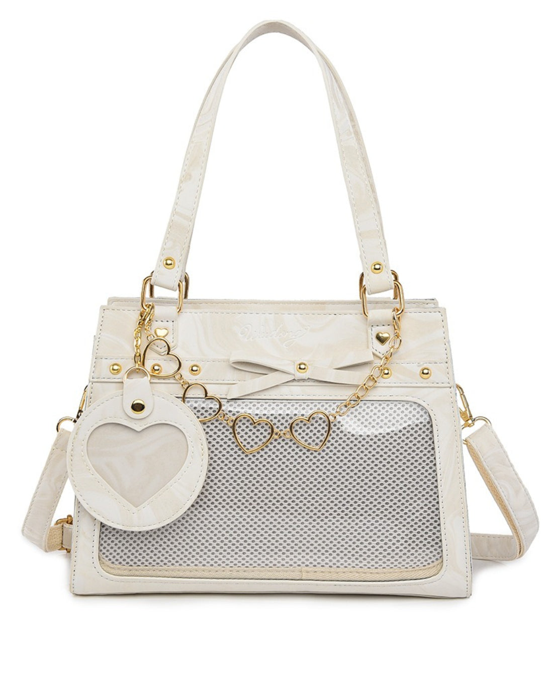 Itamoon Elegant Heart Chain Tote Ita Bag
