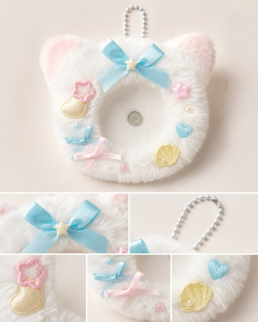 Itamoon Ita Bag Accessory – Kawaii Plush Badge Display Holder