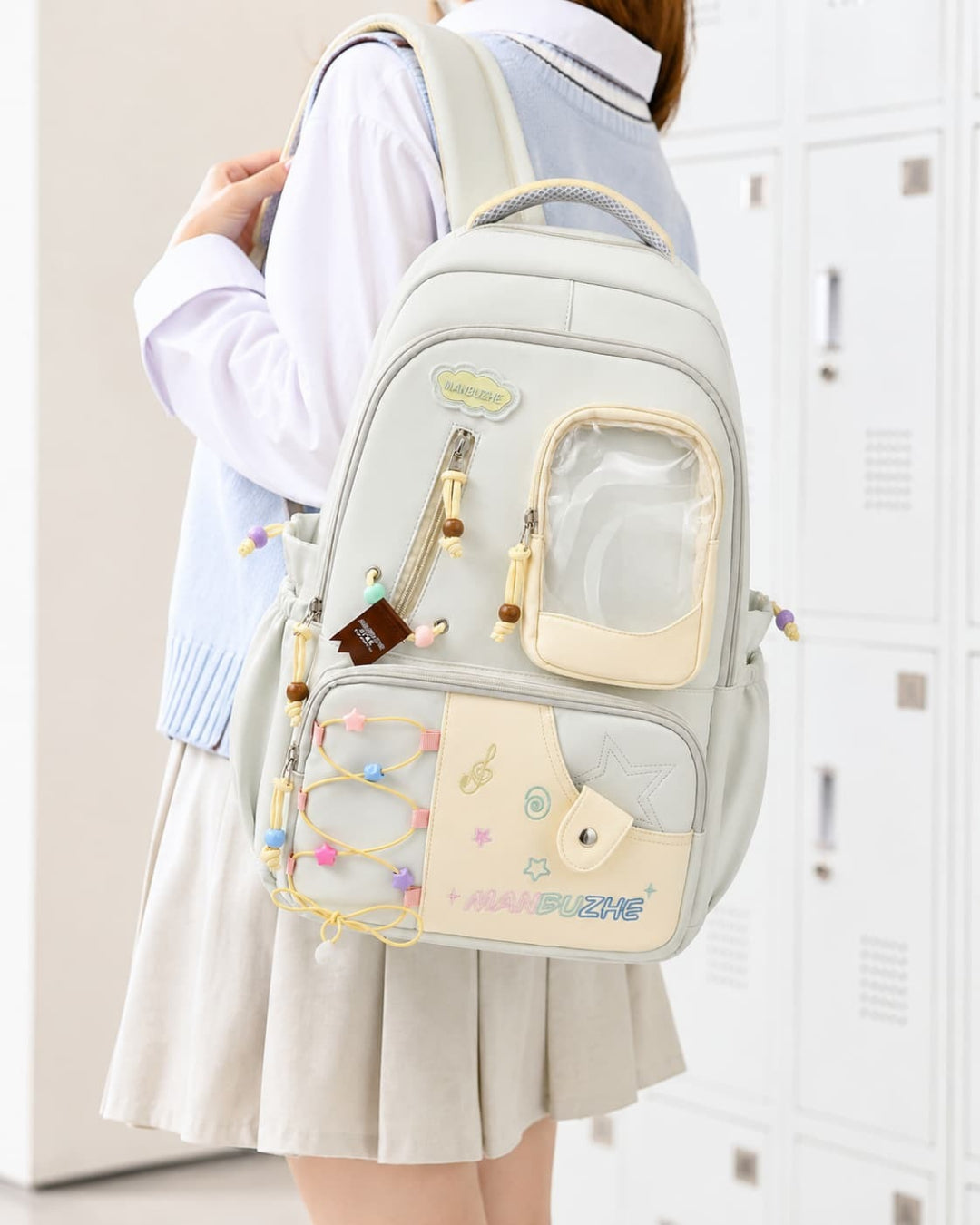 Itamoon Ita Bag Backpack – Cute Kawaii Clear Window School Bag