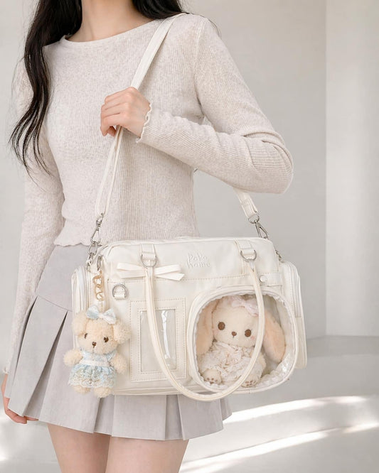 Itamoon Kawaii Ita Bag Handbag with Clear Display Window