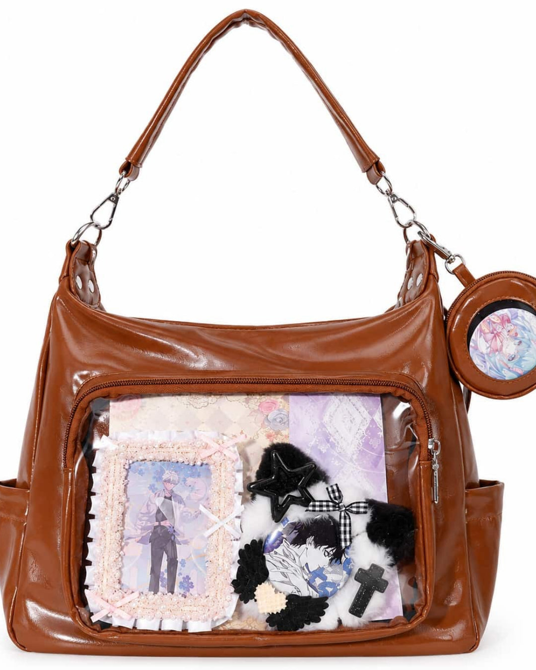 Itamoon Ita Bag – Cute Kawaii Glossy Clear Window Shoulder Bag