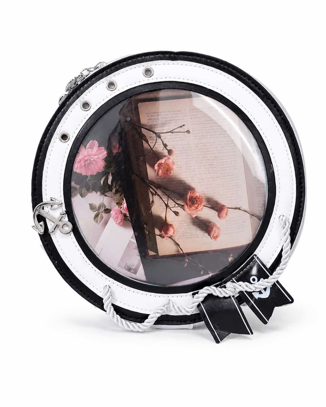 Itamoon Ita Bag – Cute Kawaii Round Sailor Clear Window Bag
