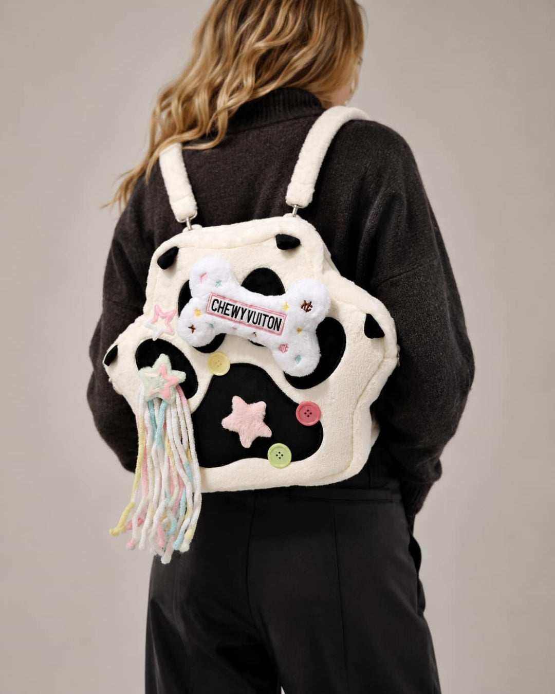 Itamoon Paw Bag – Cute Kawaii Plush Paw Shoulder Bag