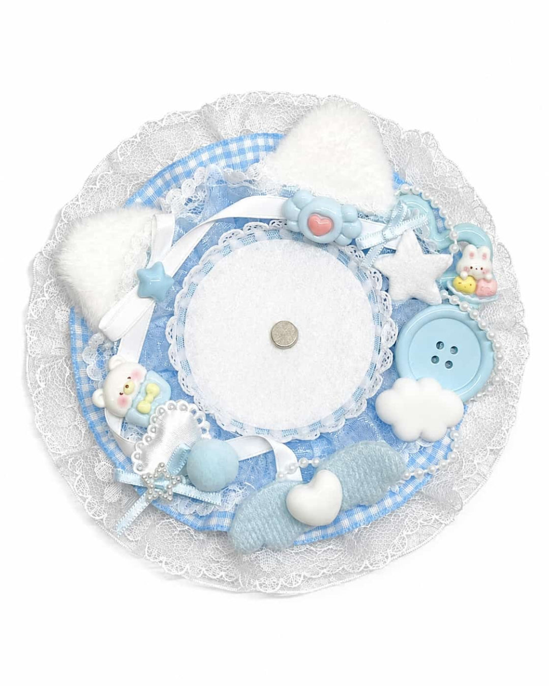 Itamoon Holder – Kawaii 58mm Badge Rosette Display