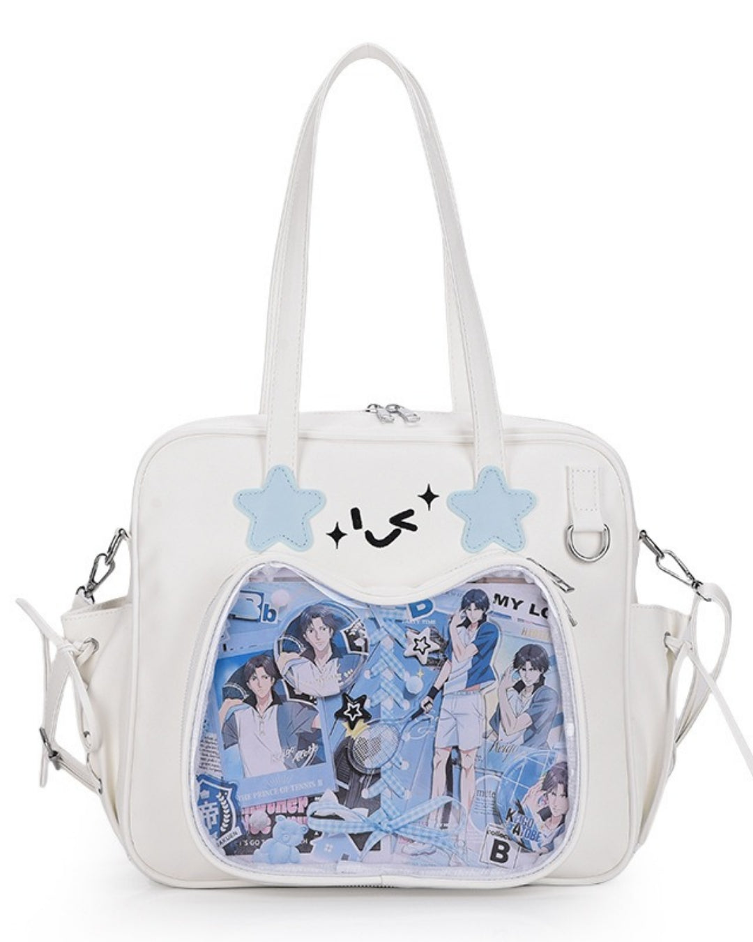 Itamoon Kawaii Ita Bag Shoulder Handbag with Clear Display Window