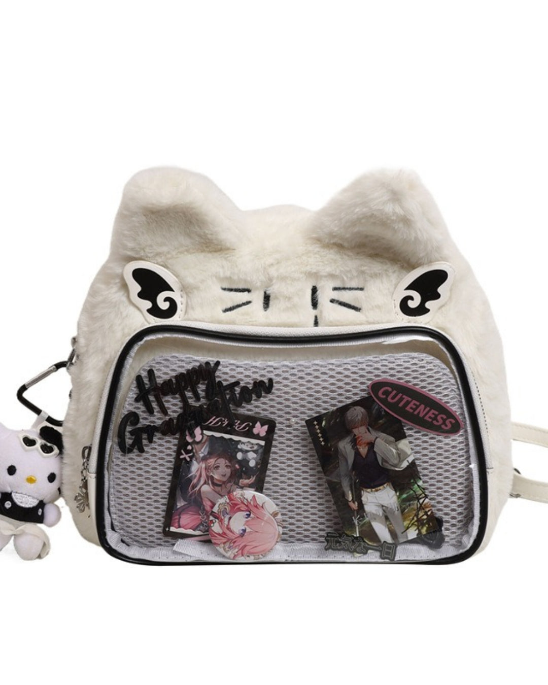 Itamoon Cat Ear Plush Kawaii Ita Bag