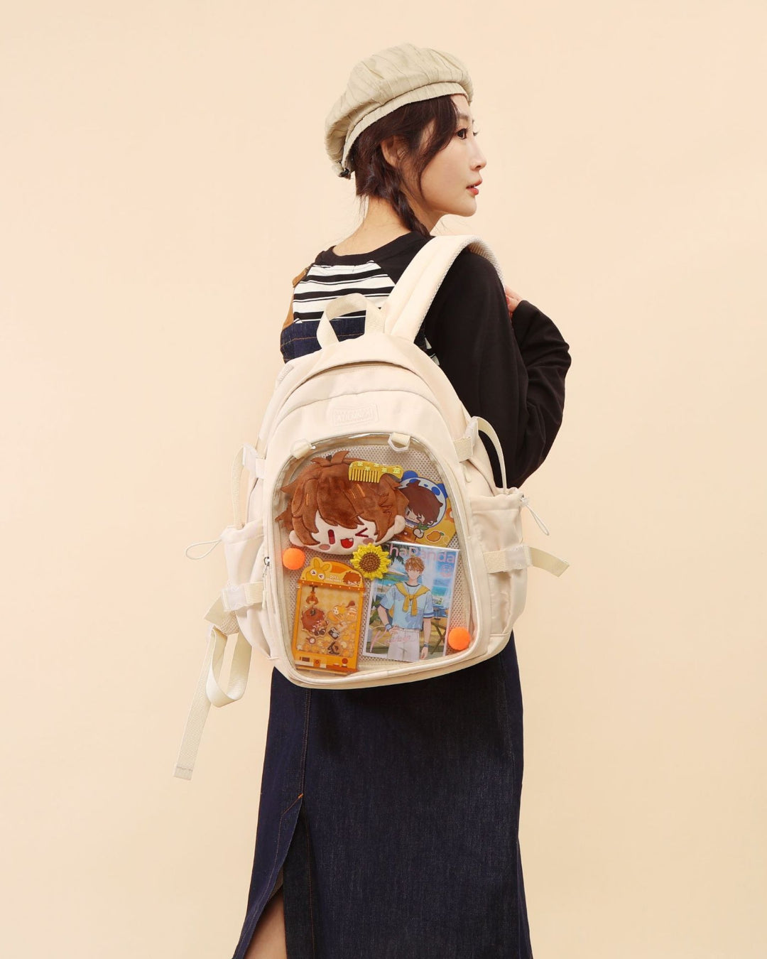 Itamoon Large Kawaii Ita Bag Backpack with Display Window