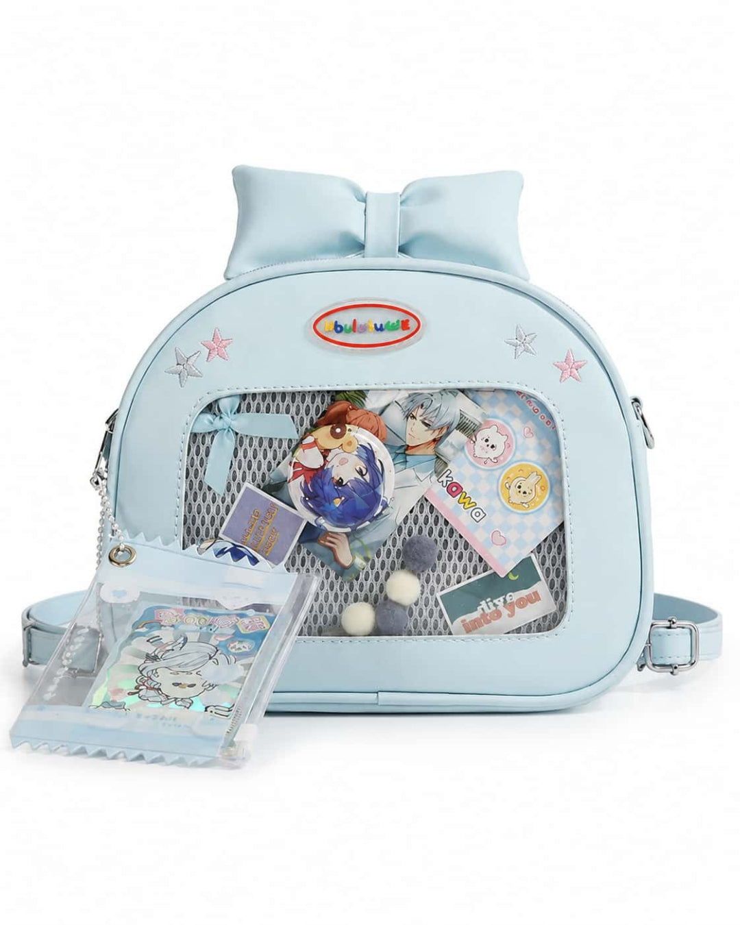Itamoon Ita Bag – Cute Kawaii Bow Clear Window Shoulder Bag