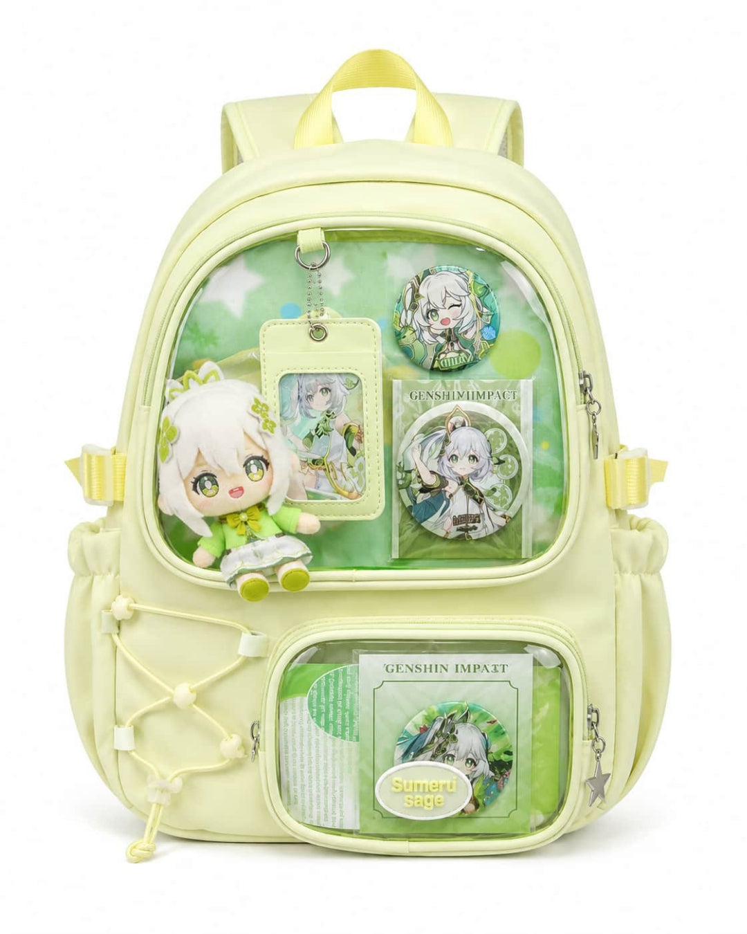 Itamoon Ita Bag Backpack – Cute Kawaii Double Clear Window Backpack