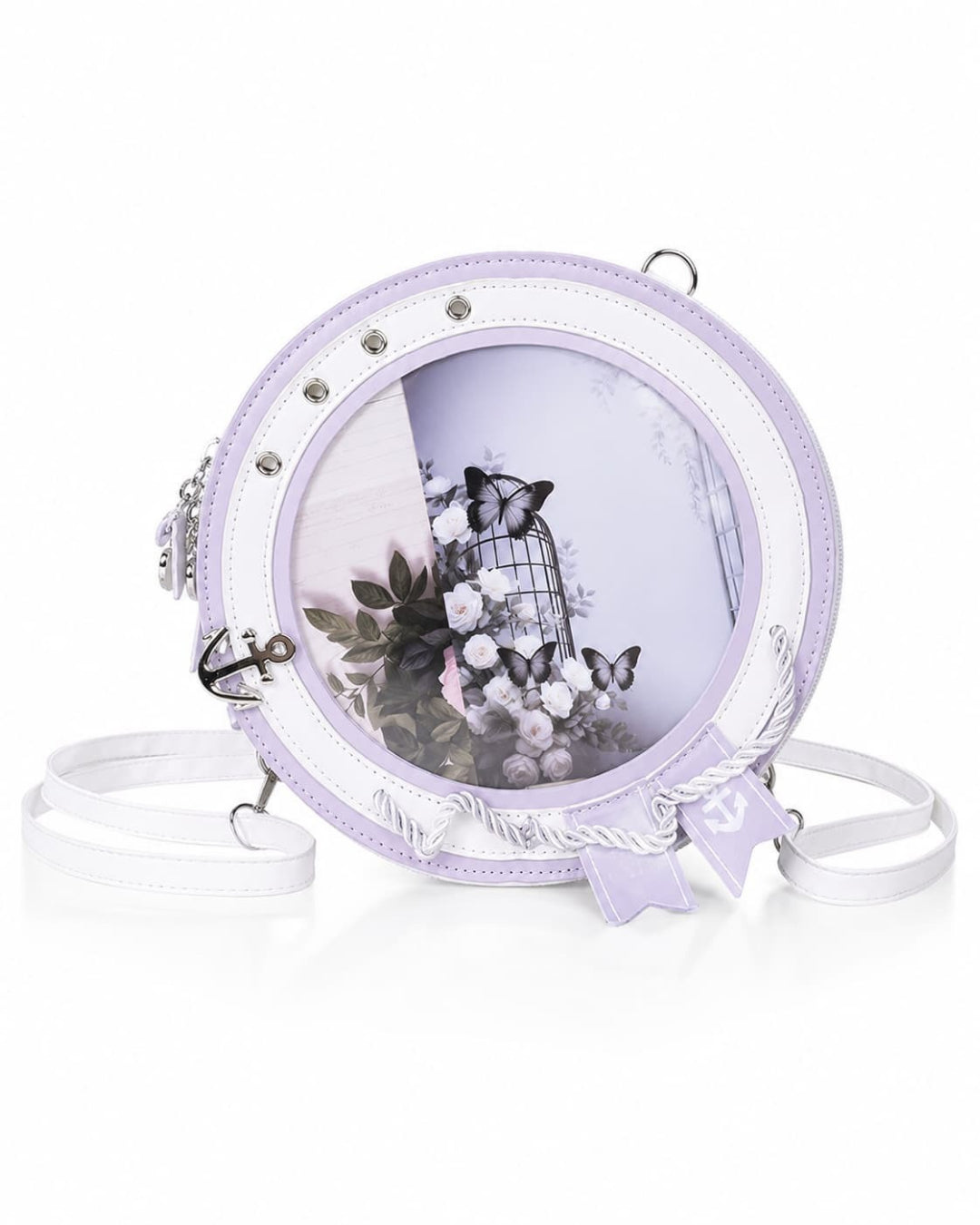 Itamoon Ita Bag – Cute Kawaii Round Sailor Clear Window Bag