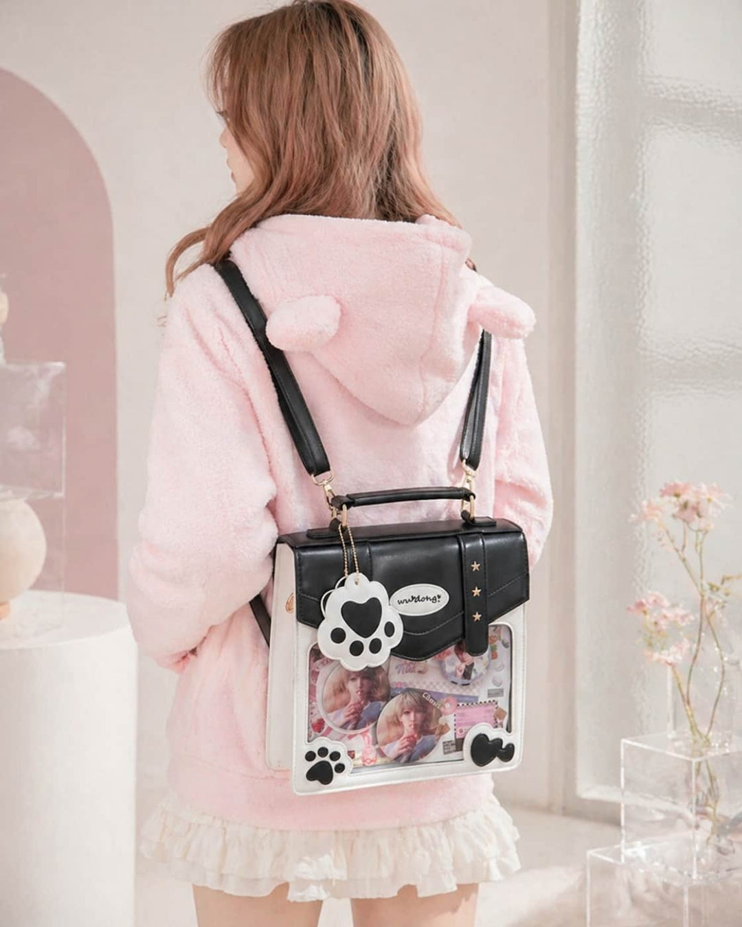 Itamoon Ita Bag – Cute Kawaii Clear Window Backpack Tote
