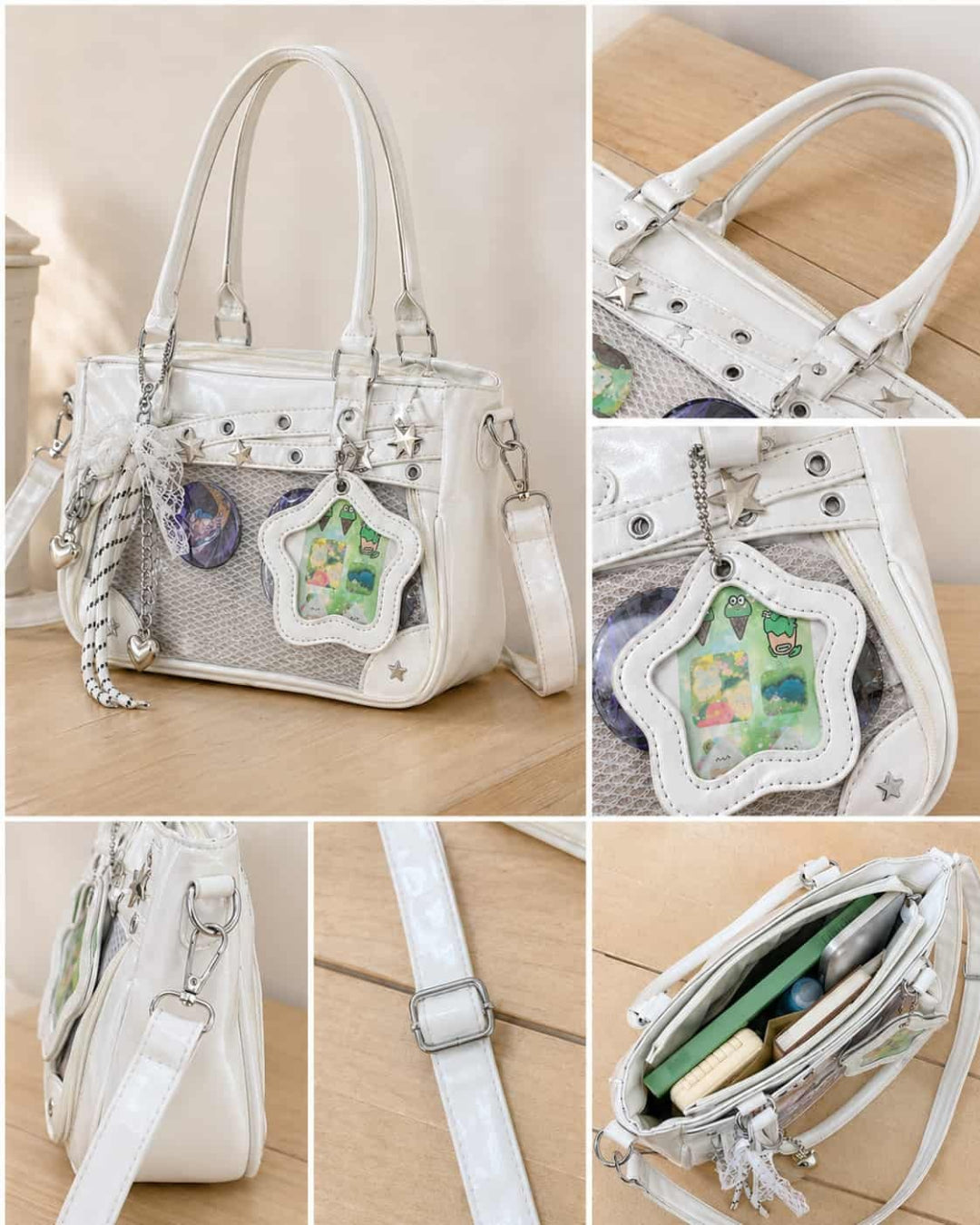 Itamoon Ita Bag – Cute Kawaii Clear Window Shoulder Tote Bag
