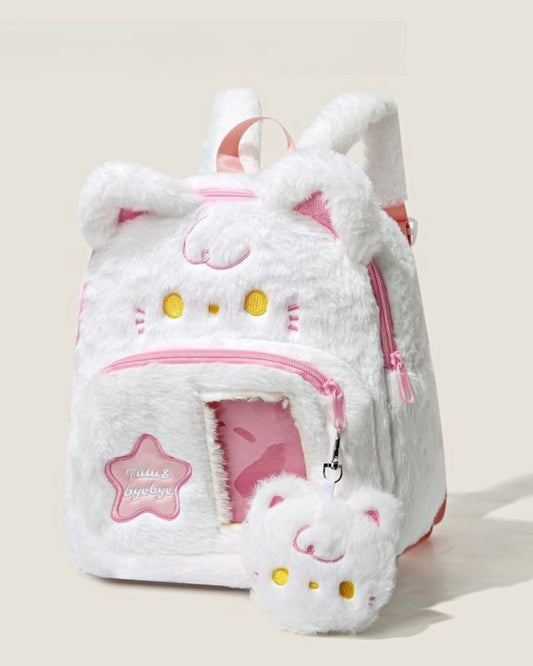 Itamoon Kawaii Cat Plush Ita Backpack