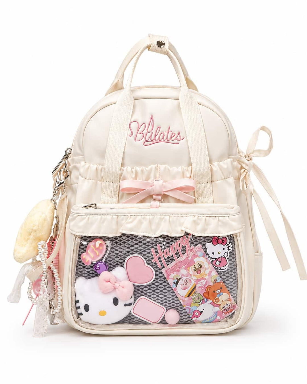 Itamoon Ita Bag – Cute Kawaii Ruffle Clear Window Backpack