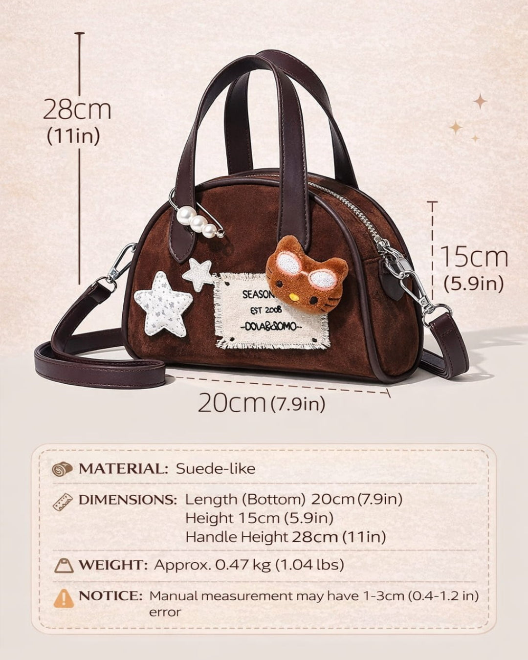 Treat Ürself quilting boston mini bag BAG/ACC – Treat Ürself