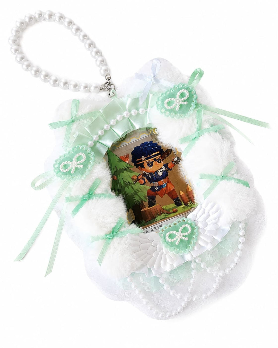 Itamoon Holder – Fluffy Angel Ita Bag Card Sleeve