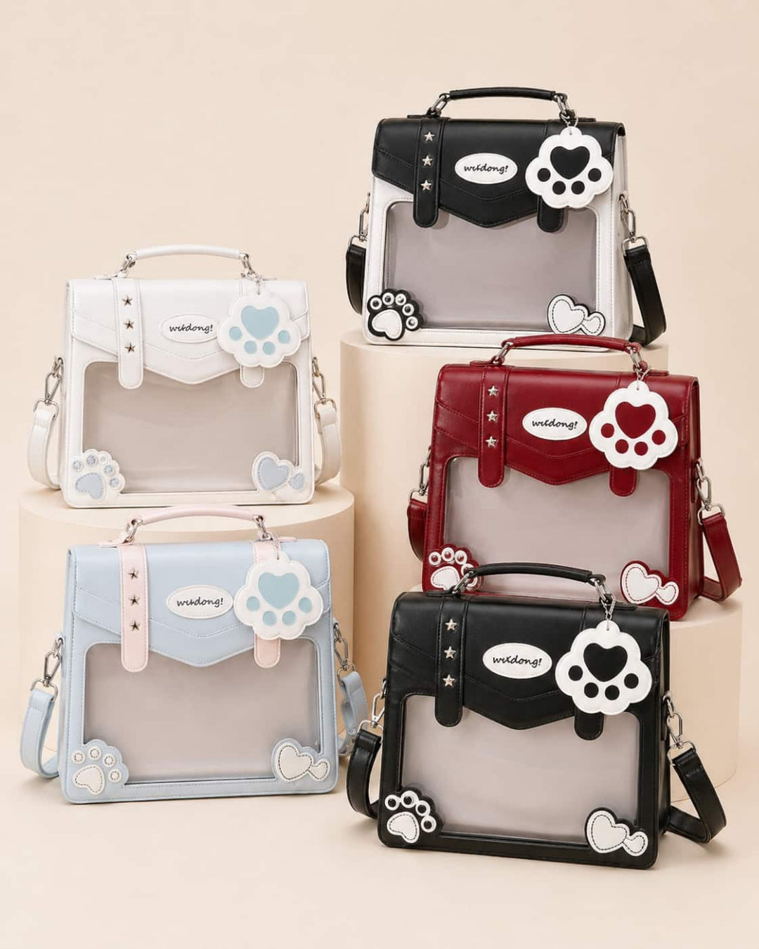 Itamoon Ita Bag – Cute Kawaii Clear Window Backpack Tote