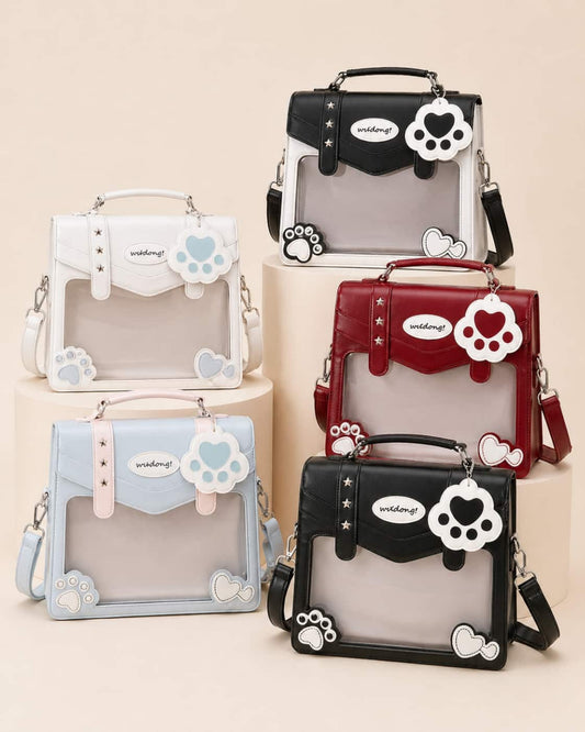Itamoon Ita Bag – Cute Kawaii Clear Window Backpack Tote