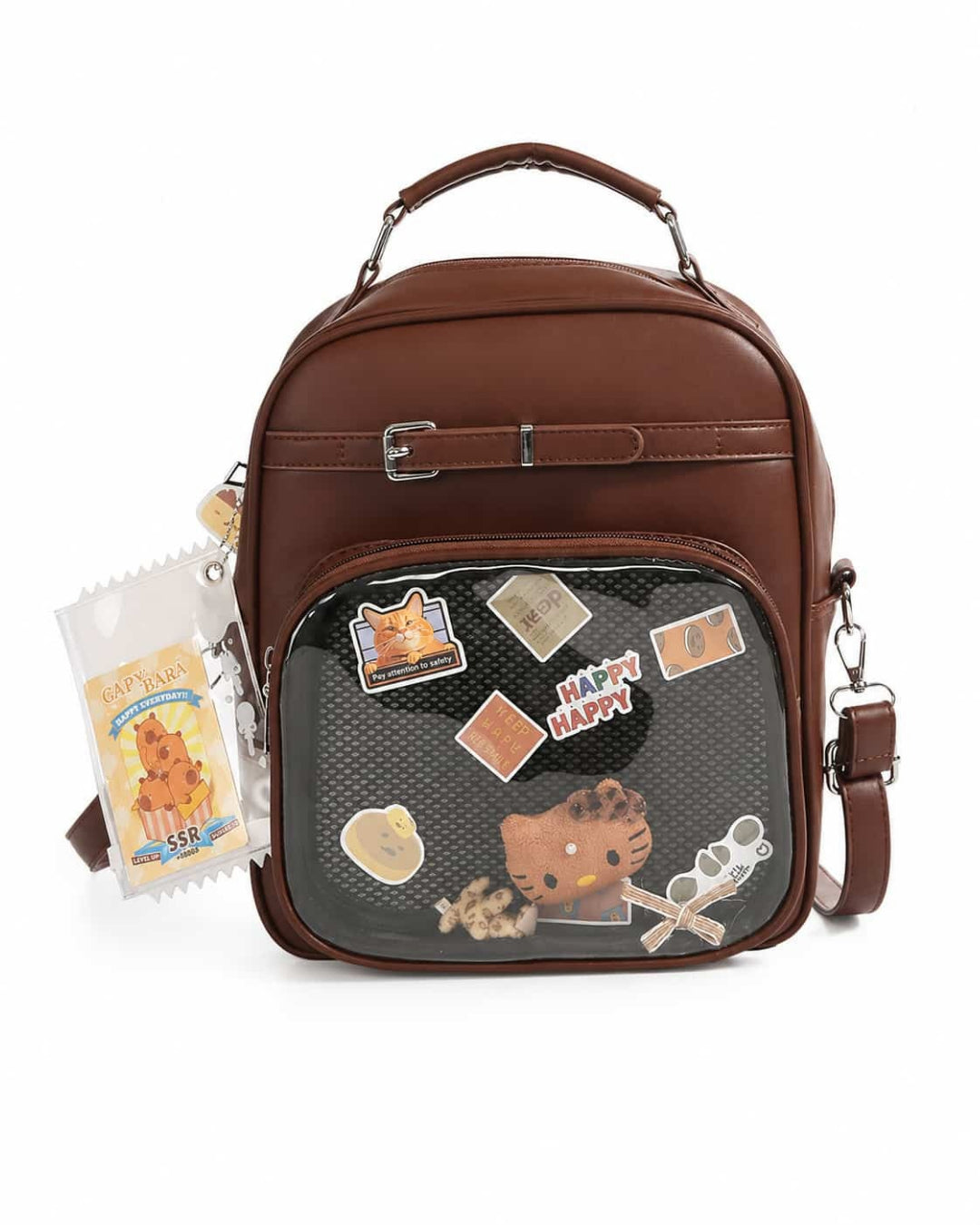 Itamoon Ita Bag – Cute Kawaii Buckle Clear Window Crossbody Bag