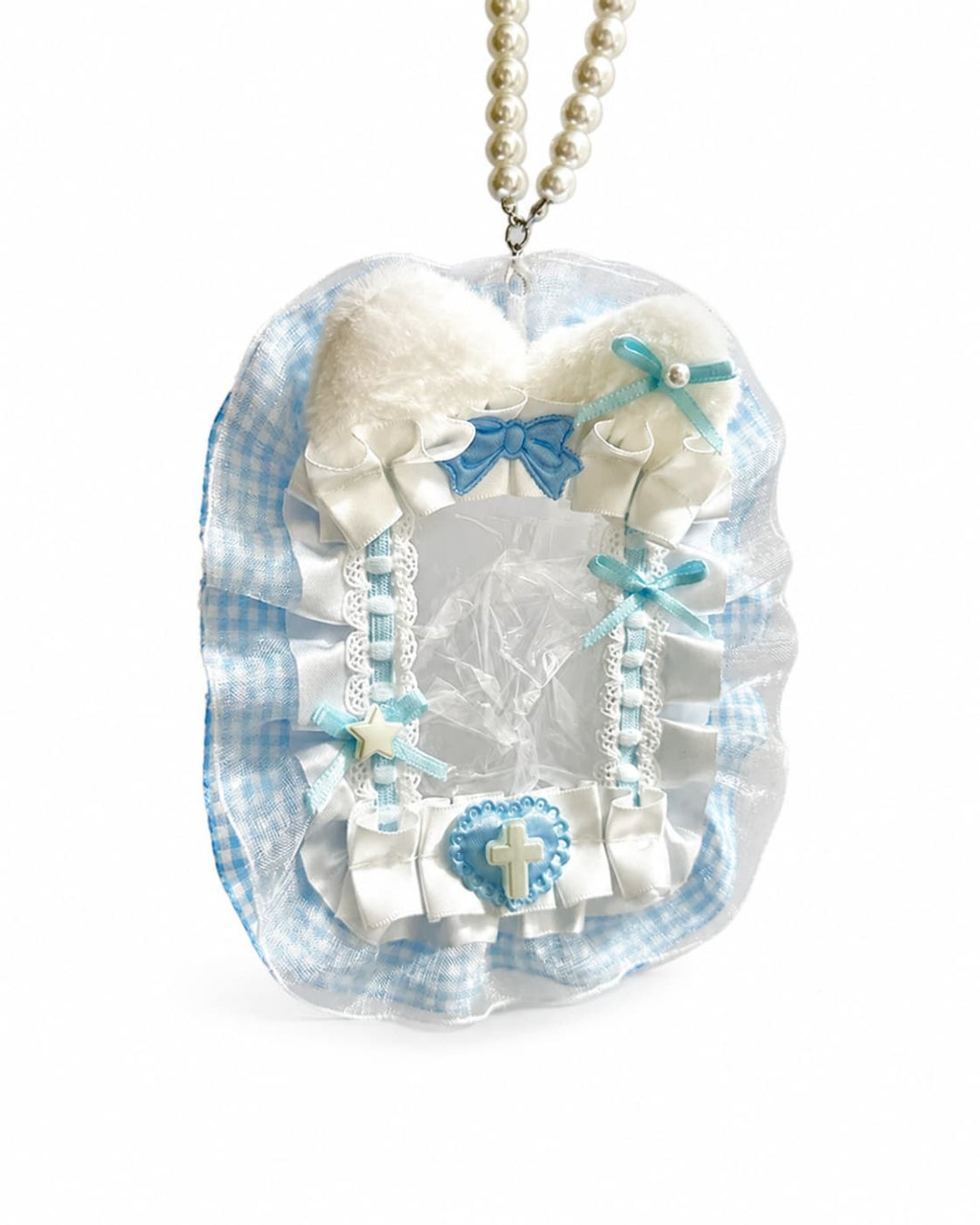 Itamoon Holder – Cozy Cat Lace Photocard Holder