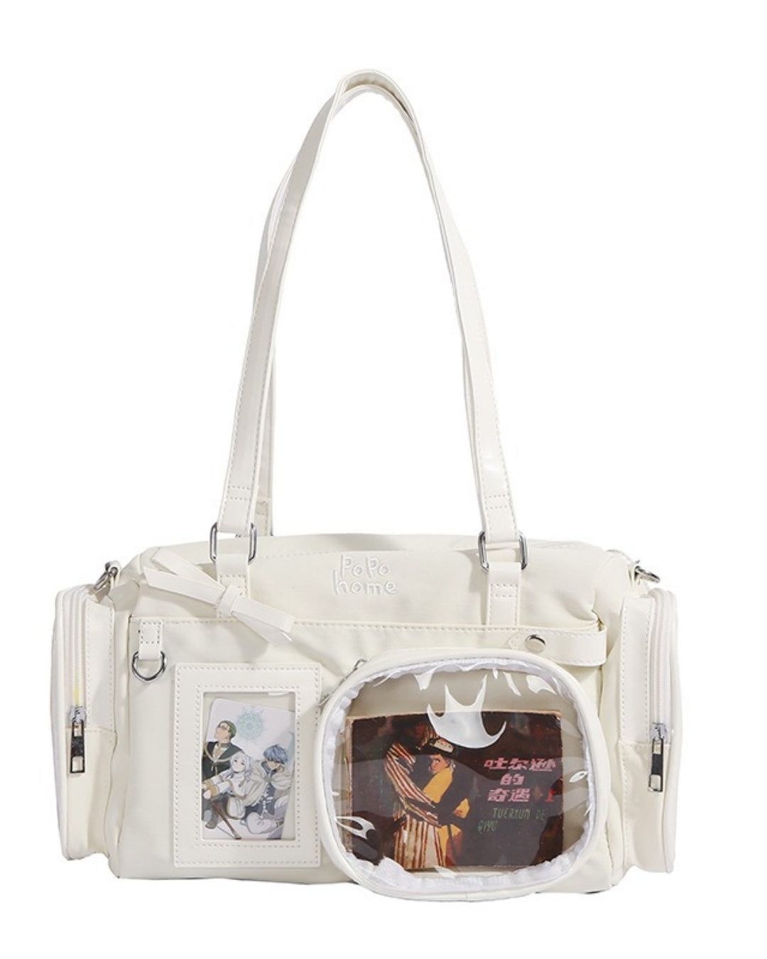 Itamoon Kawaii Ita Bag Handbag with Clear Display Window
