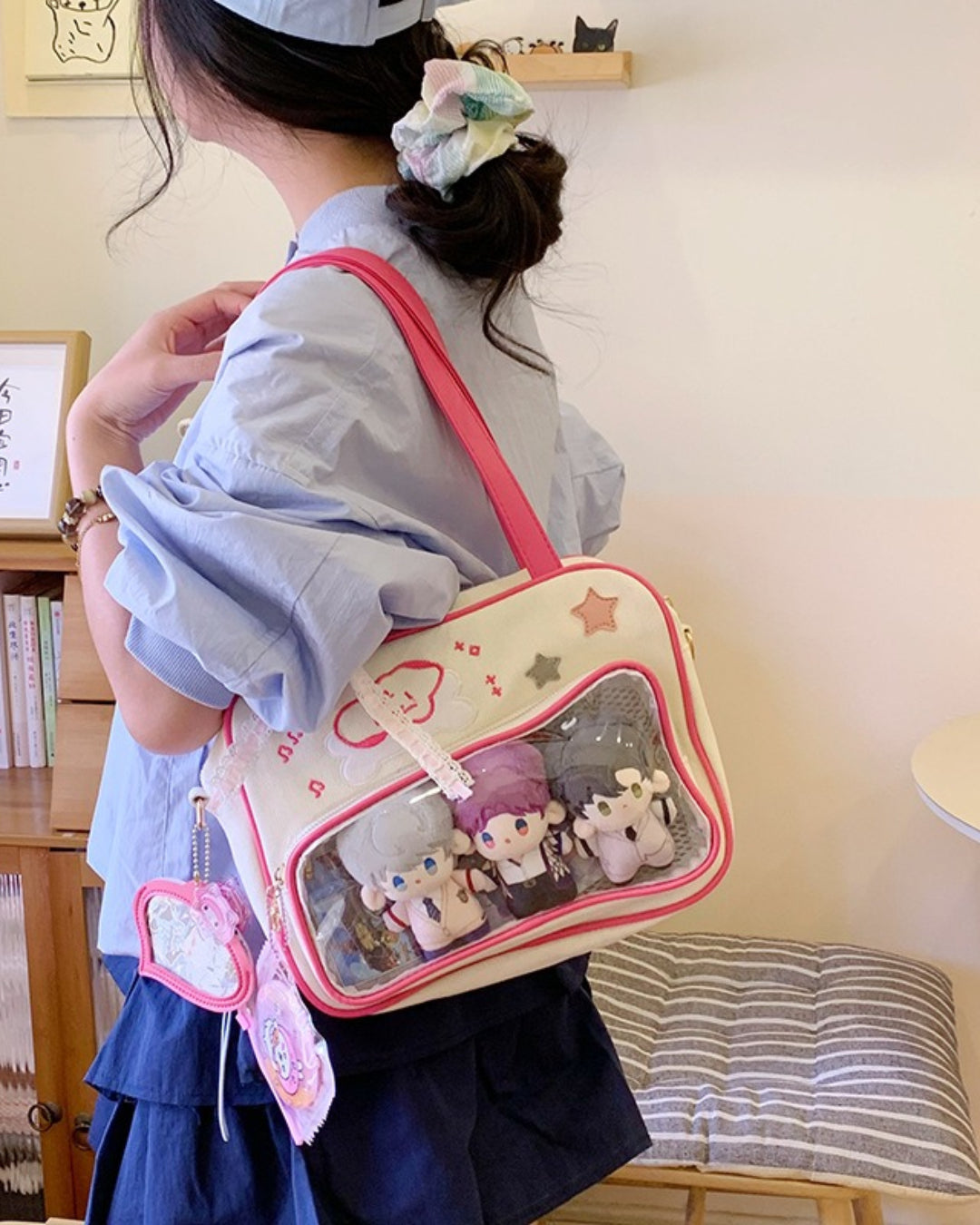 Itamoon Denim Ita Bag Crossbody Handbag
