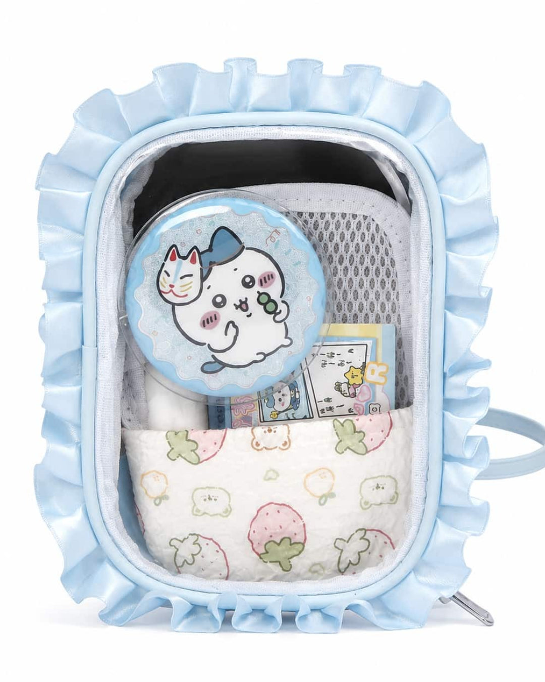Itamoon Ita Bag – Cute Kawaii Mini Ruffle Clear Window Crossbody Bag