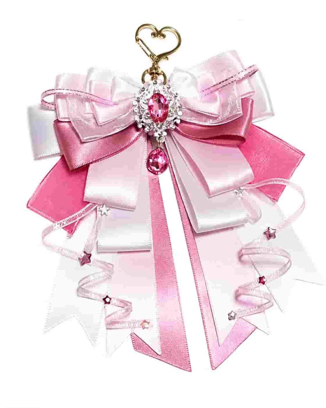 Itamoon Charm – Kawaii Jewel Ribbon Bow Bag Pendant