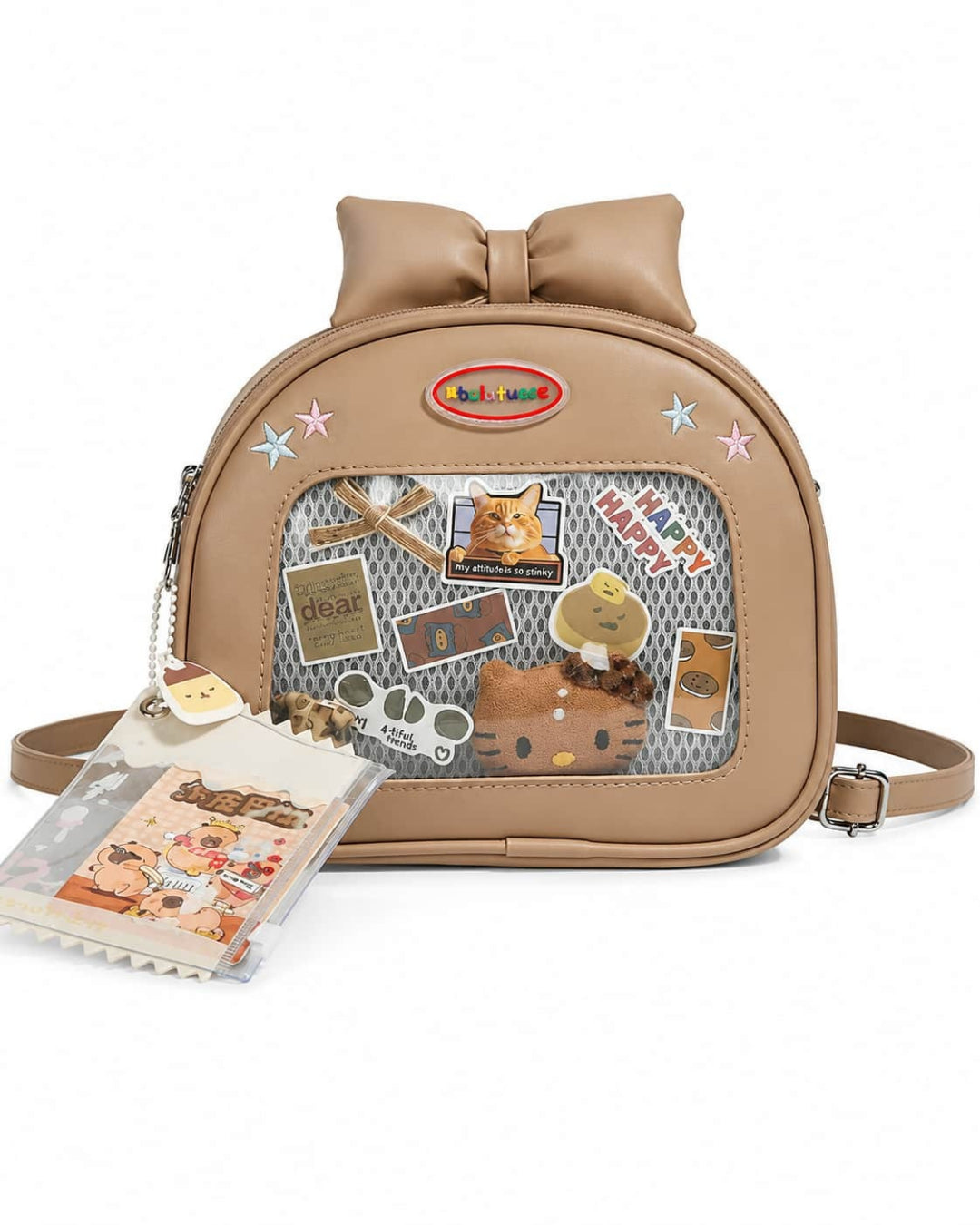 Itamoon Ita Bag – Cute Kawaii Bow Clear Window Shoulder Bag